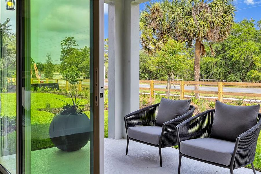 Exterior details and patio area of a home in Prairie Oaks, St. Cloud (Image 25).