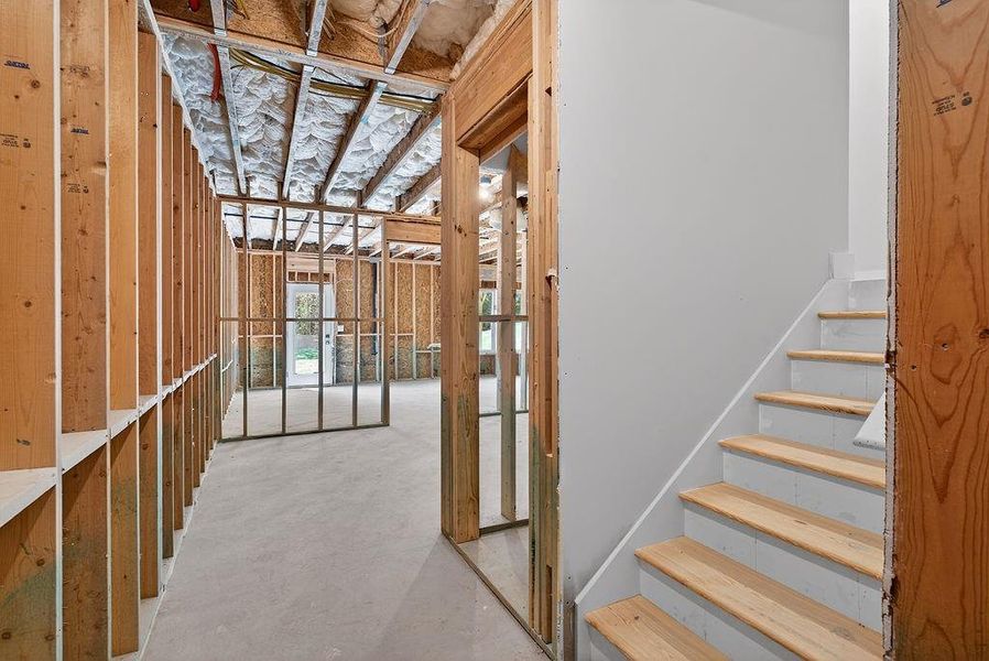 In-progress construction of a new home in The Manor at Gainesville Township, Gainesville, GA (Image 33).