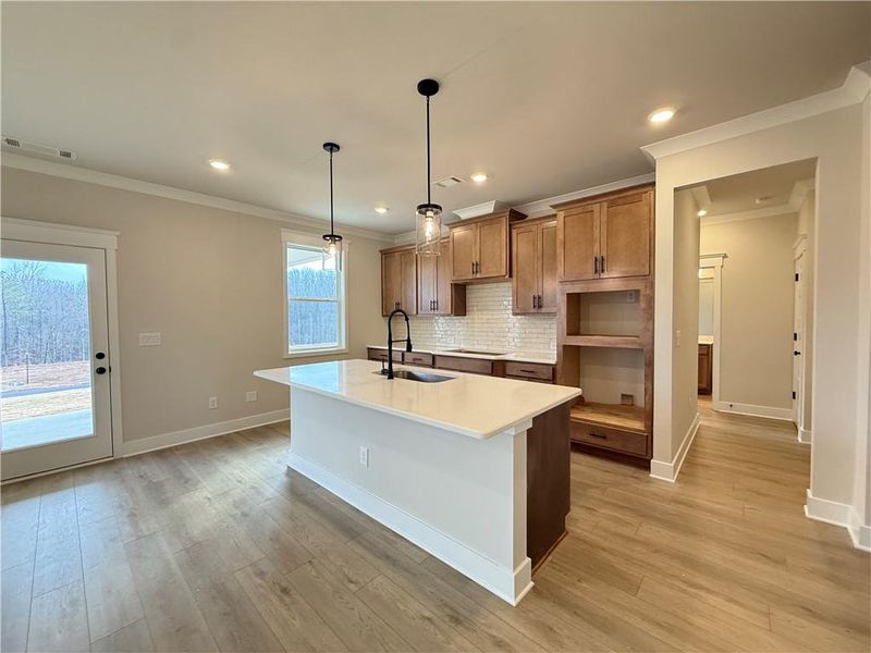 Furnished interior view inside a new home in Ponderosa Farms Manor, Gainesville (Image 9). Furnished interior view inside a new home in Ponderosa Farms Manor, Gainesville (Image 9).