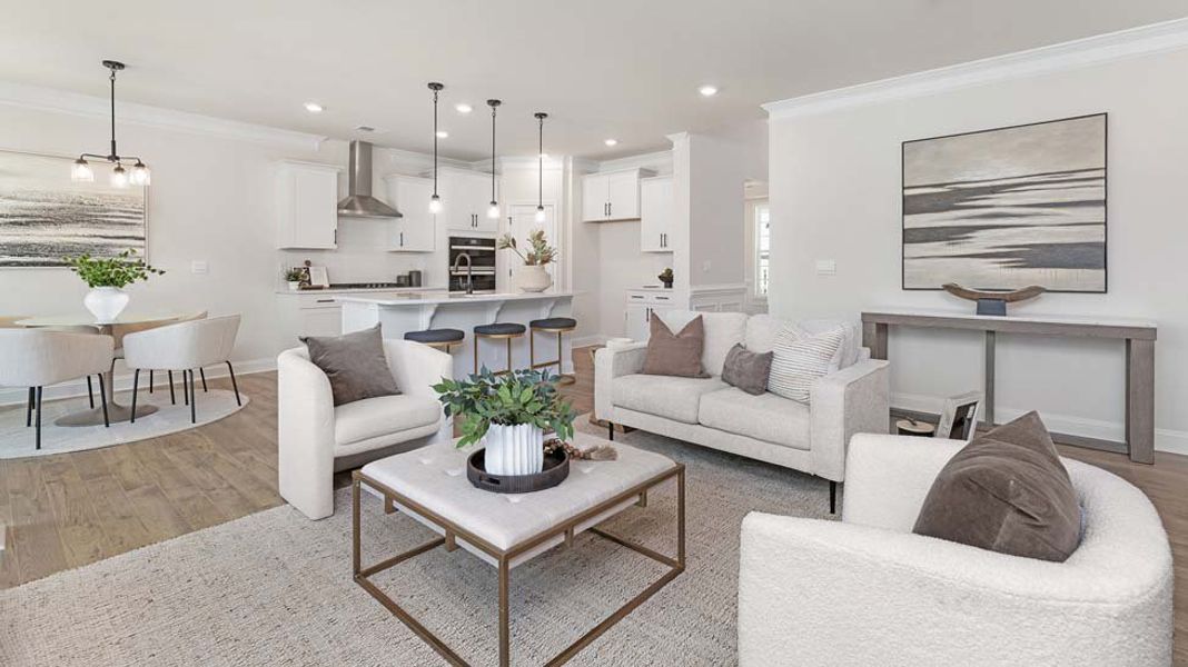Furnished interior view inside a new home in Sylvan Creek, Denver (Image 14).
