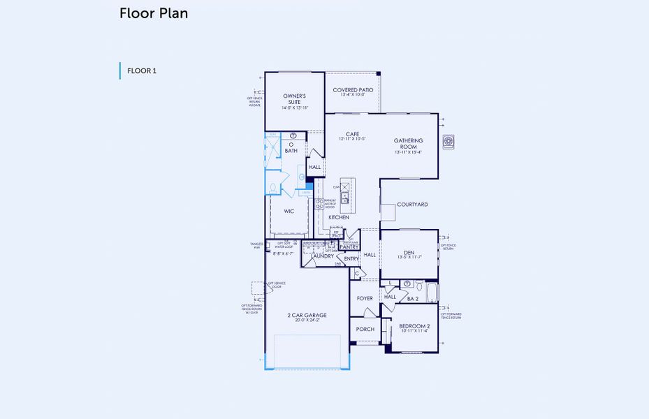 2D floor plan layout of this home in Sun City Anthem at Merrill Ranch, Florence, AZ (Image 2). 2D floor plan layout of this home in Sun City Anthem at Merrill Ranch, Florence, AZ (Image 2).