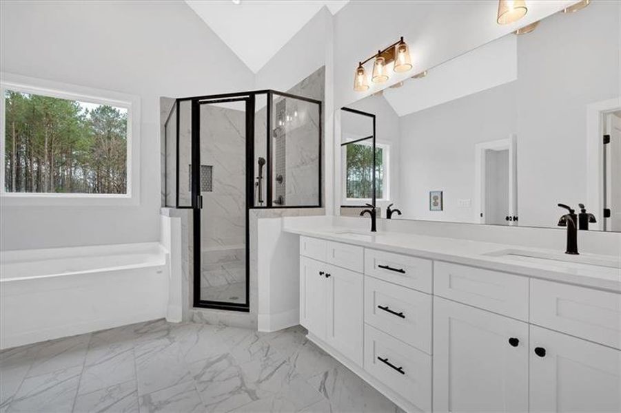 Furnished interior view inside a new home in , Rome (Image 8).