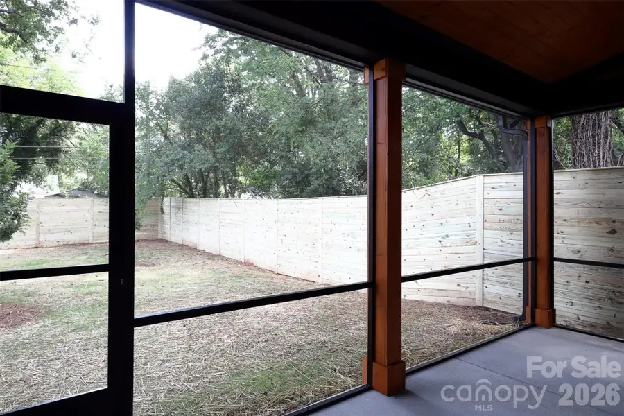 Exterior details and patio area of a home in , Charlotte (Image 2). Exterior details and patio area of a home in , Charlotte (Image 2).