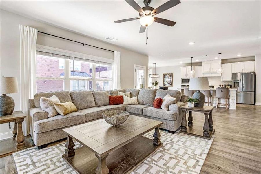 Furnished interior view inside a new home in Ridge Pointe, Athens (Image 36).