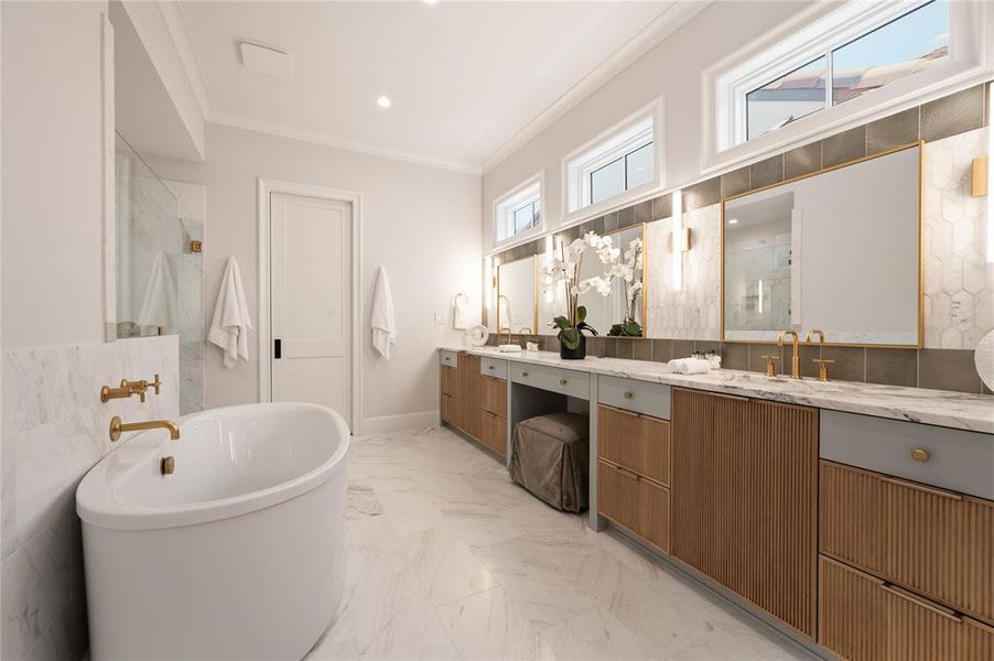 Furnished interior view inside a new home in , Flower Mound (Image 14).