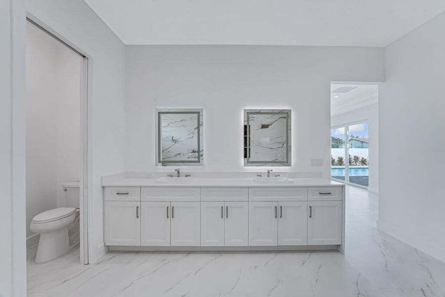 Furnished interior view inside a new home in , Lake Worth (Image 15).