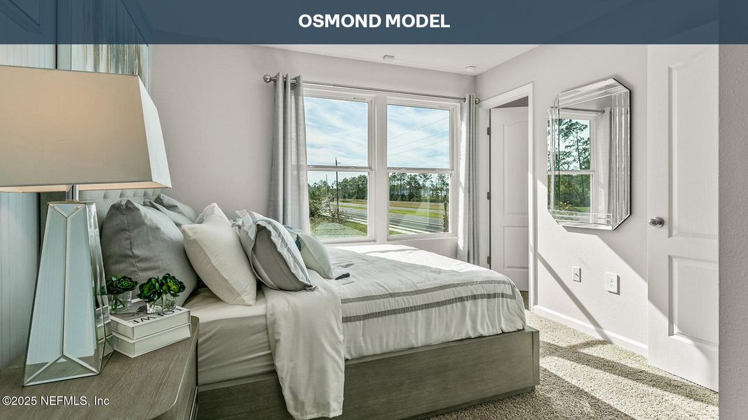 Furnished interior view inside a new home in Stokes Landing, St. Augustine (Image 11).