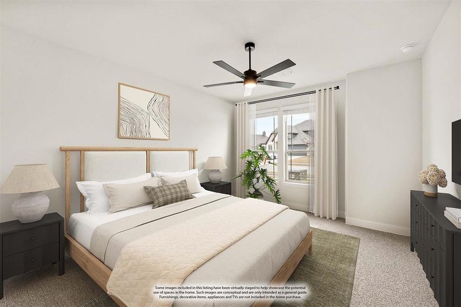 Furnished interior view inside a new home in Silo Mills, Joshua (Image 19).