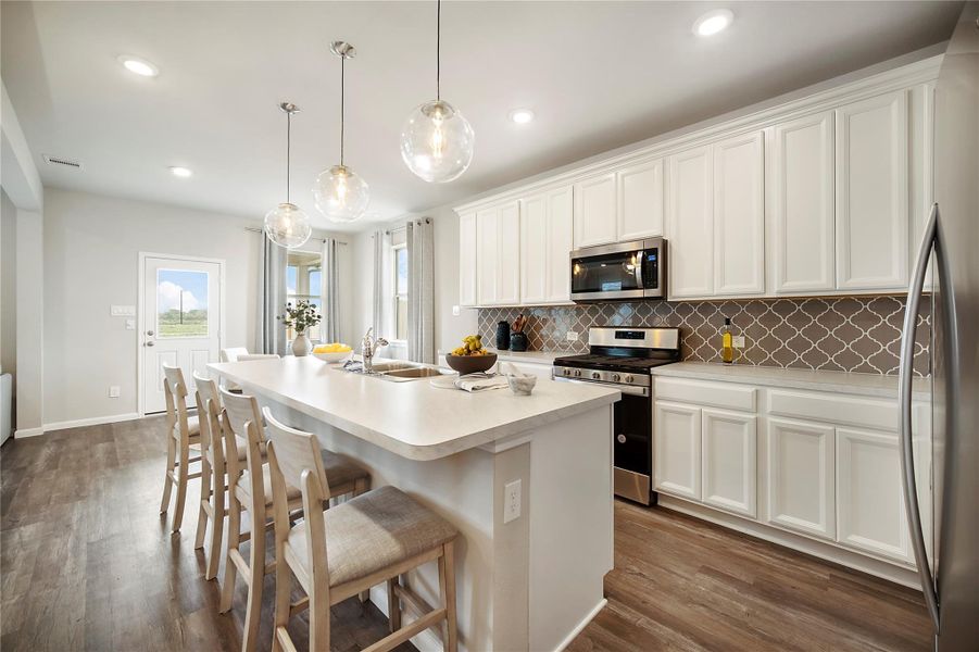 Furnished interior view inside a new home in Montgomery Ridge: Landmark Collection, Montgomery (Image 17).