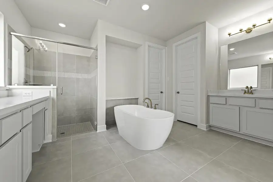 Representative furnished interior of a home built from the The Dalton by Westin Homes in Parmer Ranch - 60', Georgetown (Image 6).