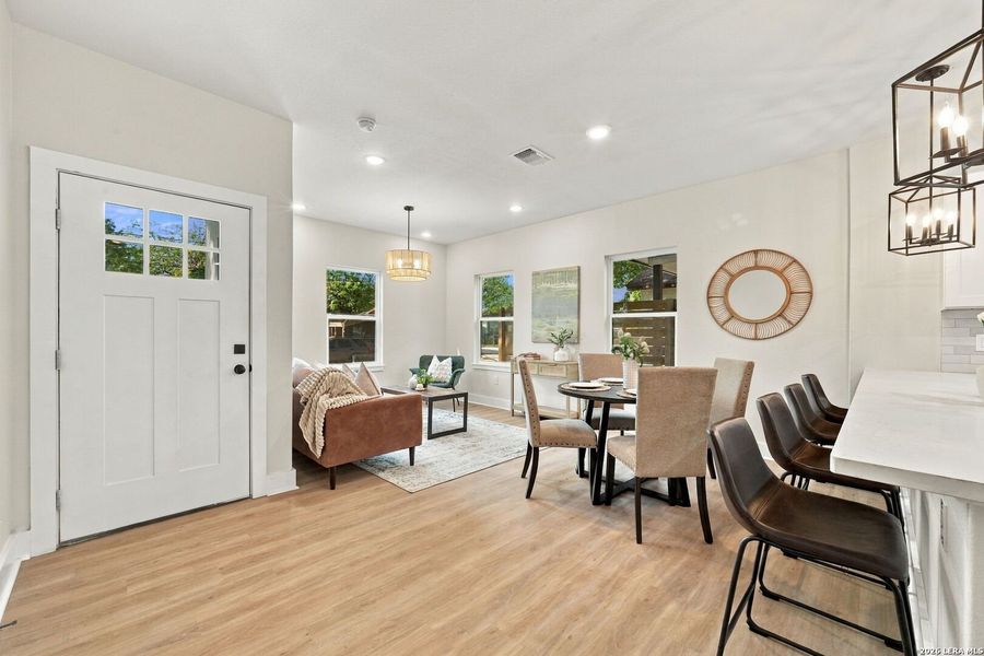 Furnished interior view inside a new home in , San Antonio (Image 9).