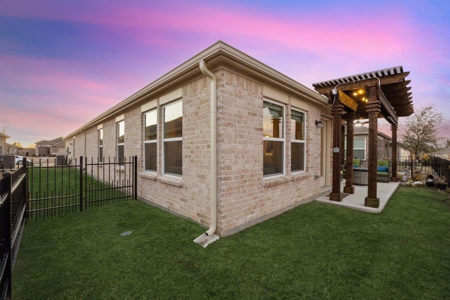 Exterior details and patio area of a home in , McKinney (Image 4).