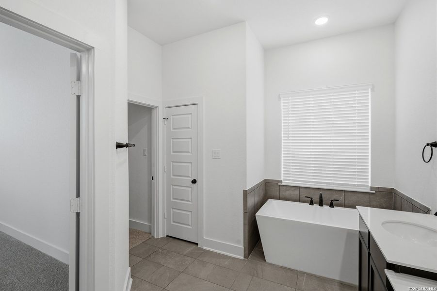 Furnished interior view inside a new home in Alsatian Oaks, Castroville (Image 14).