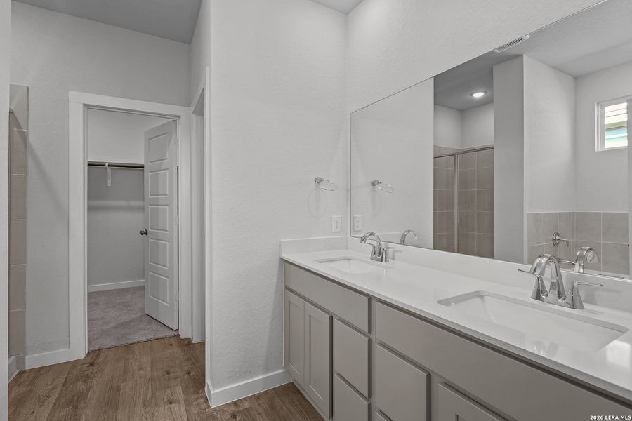 Furnished interior view inside a new home in Cinco Lakes, San Antonio (Image 8).
