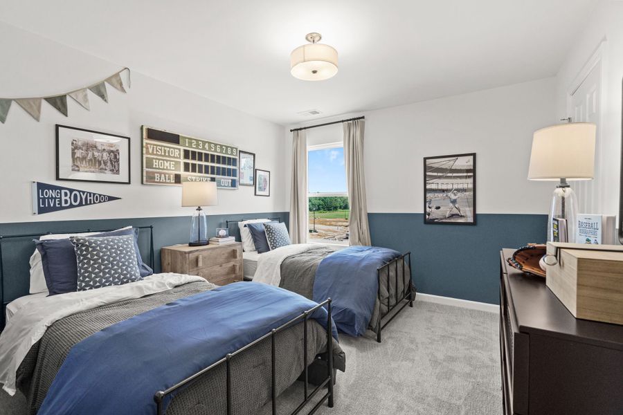 Representative furnished interior of a home built from the The Hickory A by Davidson Homes LLC in Wehunt Meadows, Hoschton (Image 23).