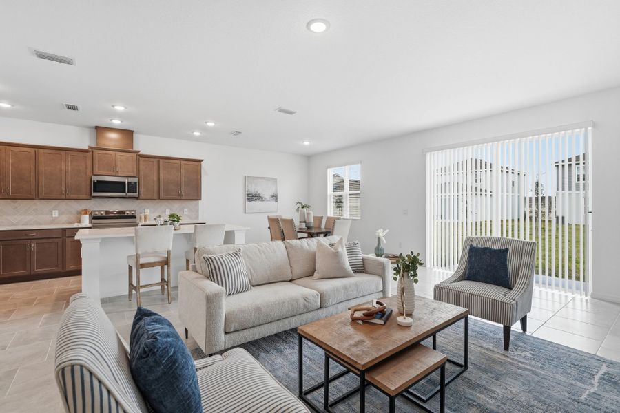 Furnished interior view inside a new home in Marion Ridge, Haines City (Image 3).