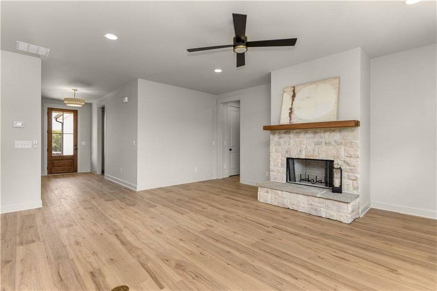 Spacious, unfurnished interior of a new home in , Madison (Image 37).