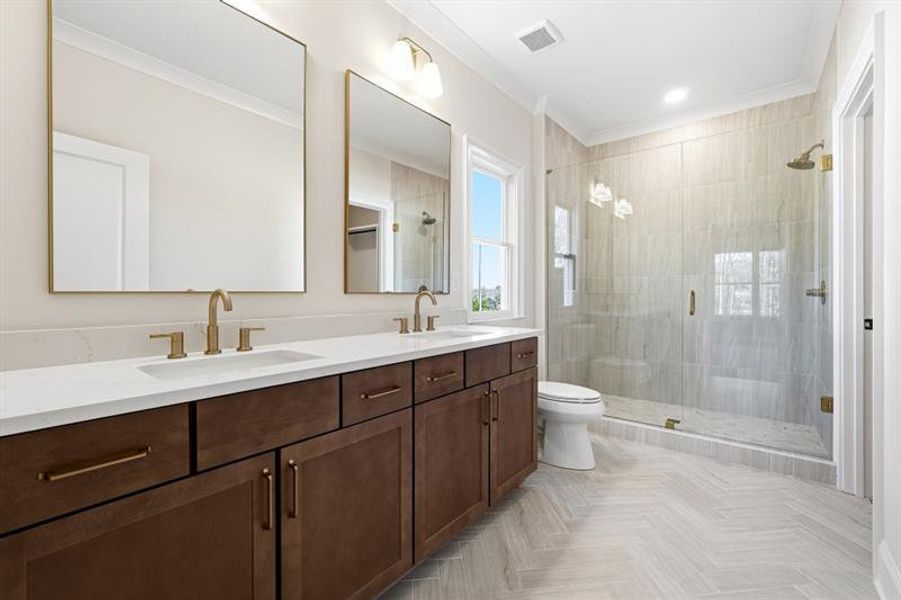 Furnished interior view inside a new home in , Marietta (Image 8).