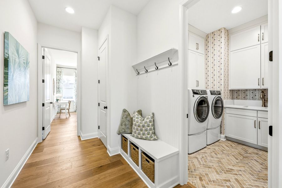 Furnished interior view inside a new home in Amelia National Country Club, Fernandina Beach (Image 6).