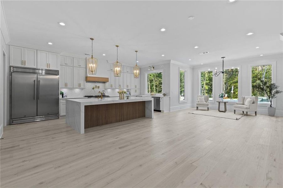 Furnished interior view inside a new home in , Dacula (Image 8).