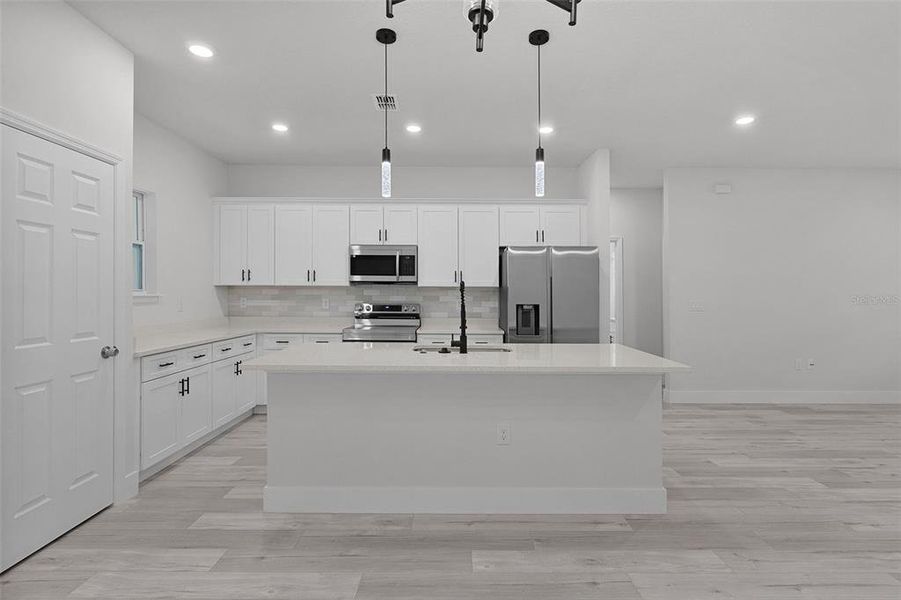 Furnished interior view inside a new home in , Citrus Springs (Image 9).