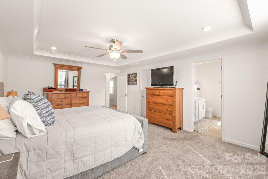 Furnished interior view inside a new home in Stewarts Landing, Charlotte (Image 42).
