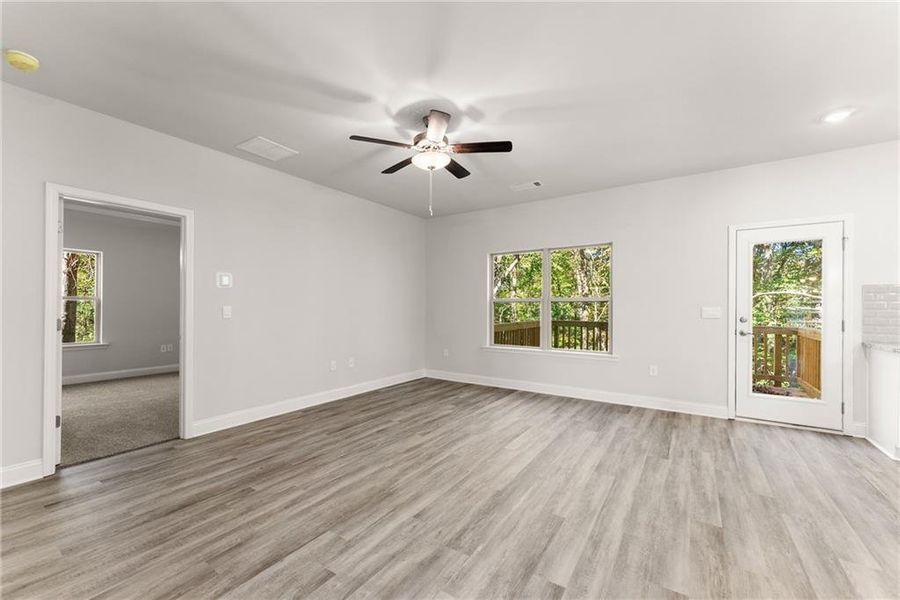 Spacious, unfurnished interior of a new home in Magnolia Villas, Cornelia (Image 16). Spacious, unfurnished interior of a new home in Magnolia Villas, Cornelia (Image 16).