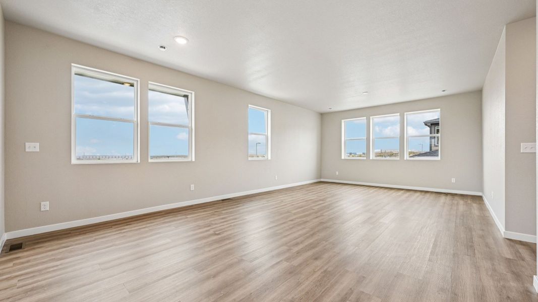 Furnished interior view inside a new home in Windler Townhomes, Aurora (Image 5).