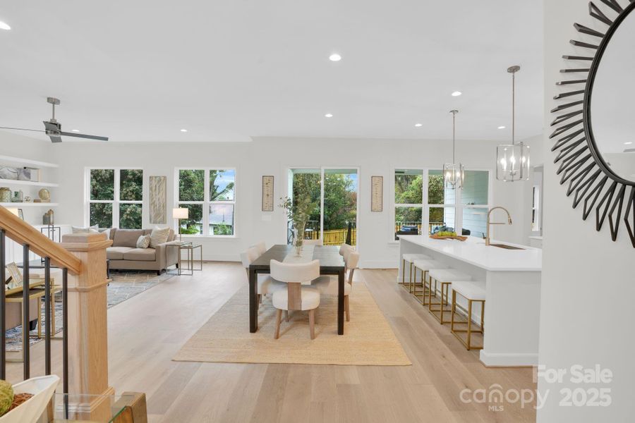 Furnished interior view inside a new home in , Charlotte (Image 12).