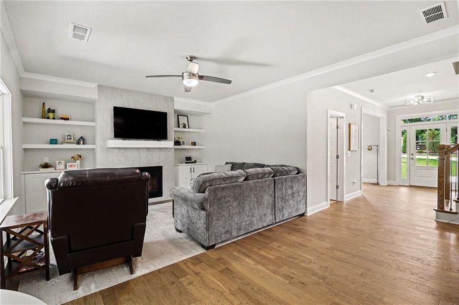 Furnished interior view inside a new home in , Marietta (Image 9).