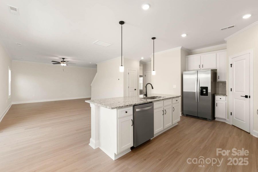 Furnished interior view inside a new home in Colonial Crossing, Troutman (Image 5).