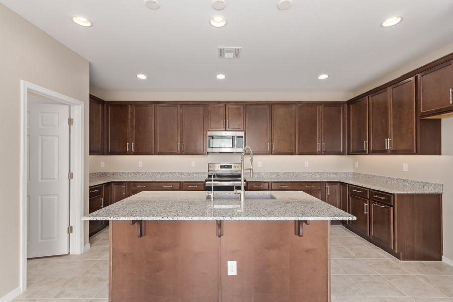 Representative furnished interior of a home built from the Turquoise by Taylor Morrison in Tierra Montana Encore Collection, Laveen (Image 43).