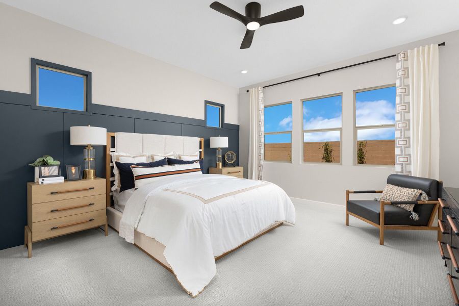 Representative furnished interior of a home built from the Garnet by Mattamy Homes in Rosewood Heights, San Tan Valley (Image 13). Representative furnished interior of a home built from the Garnet by Mattamy Homes in Rosewood Heights, San Tan Valley (Image 13).
