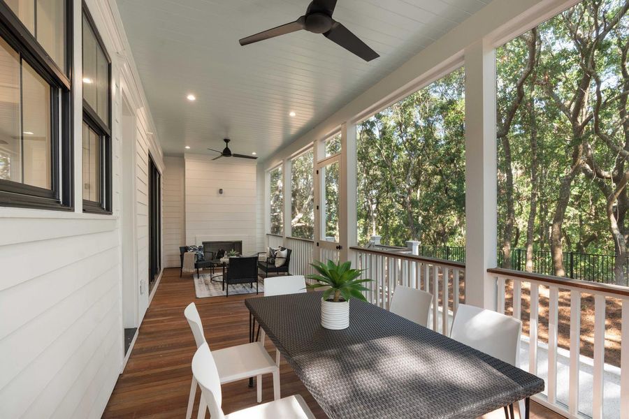 Exterior details and patio area of a home in , Isle Of Palms (Image 30).