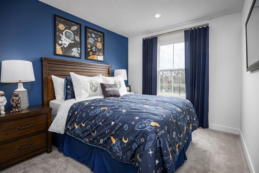 Furnished interior view inside a new home in Lake Mattie Preserve, Auburndale (Image 12).