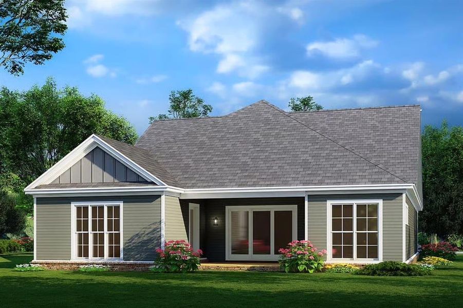 Front exterior of a new home in , Poolville, TX, highlighting curb appeal (Image 2). Front exterior of a new home in , Poolville, TX, highlighting curb appeal (Image 2).