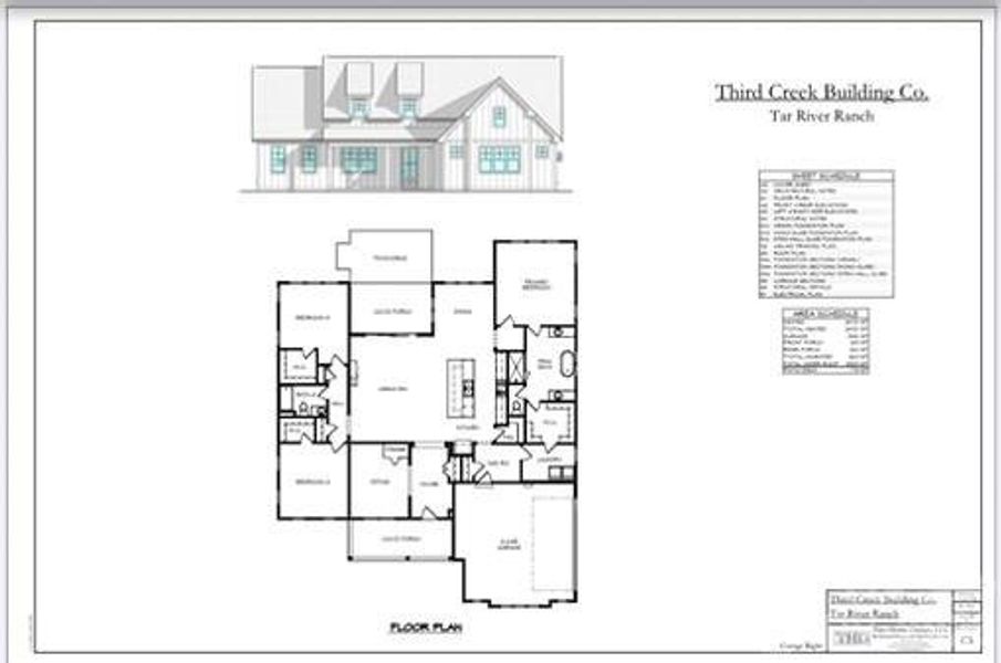 2D floor plan layout of this home in , Mount Ulla, NC (Image 3).