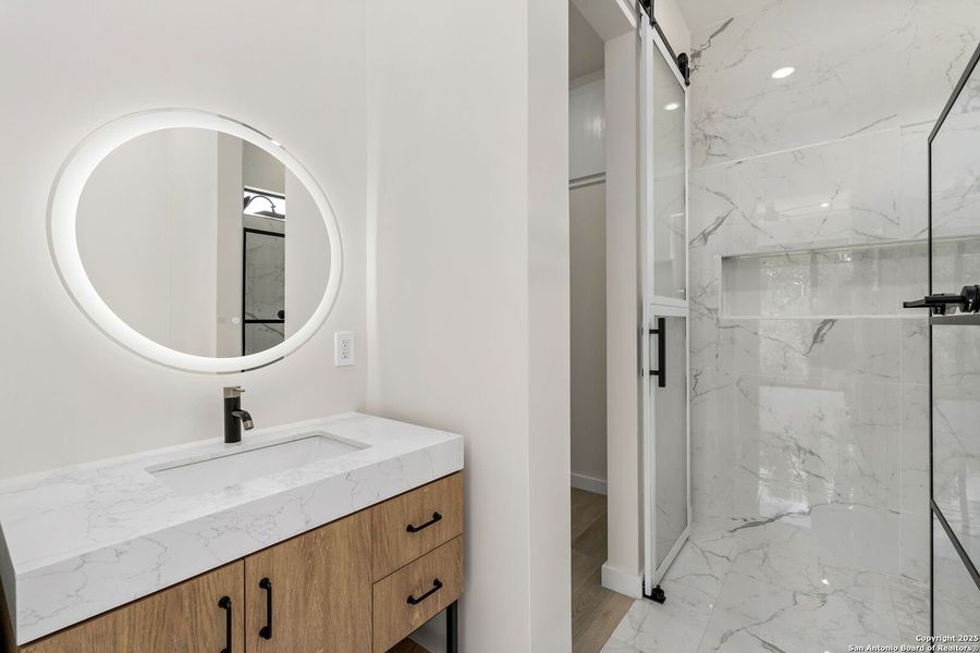 Furnished interior view inside a new home in , Spring Branch (Image 35).