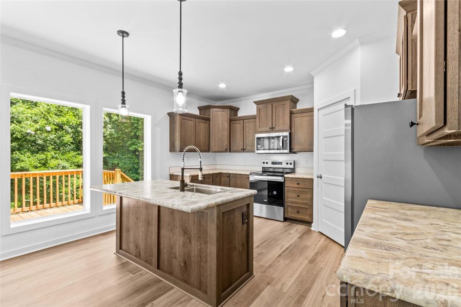 Furnished interior view inside a new home in , Mocksville (Image 9).