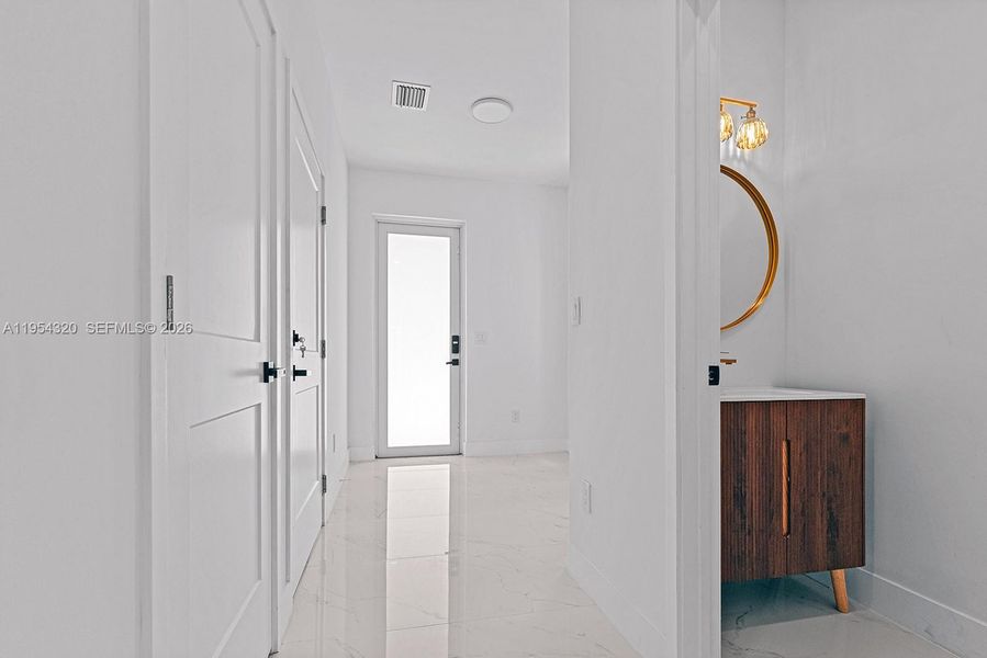 Spacious, unfurnished interior of a new home in , Miami (Image 16). Spacious, unfurnished interior of a new home in , Miami (Image 16).