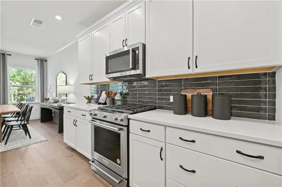 Furnished interior view inside a new home in Briar Creek, Atlanta (Image 13).
