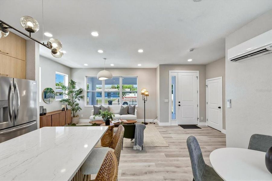 Furnished interior view inside a new home in , St. Petersburg (Image 16).