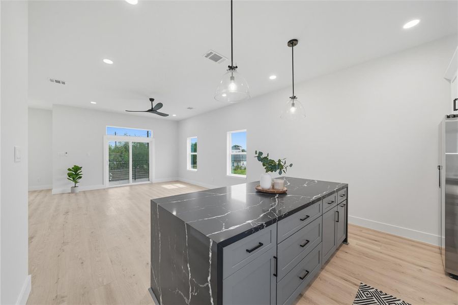 Furnished interior view inside a new home in , Houston (Image 6).