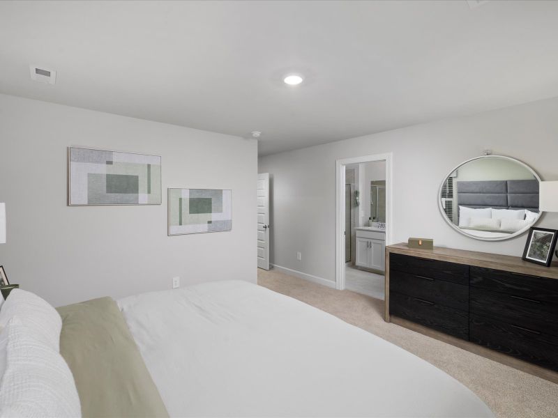 Furnished interior view inside a new home in Valentine Townes, Greer (Image 29).