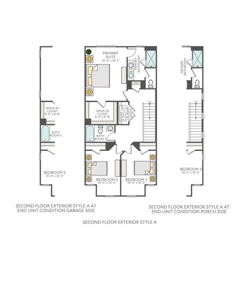 2D floor plan layout of this home in Fifteen 15 Cannon, Charlotte, NC (Image 3). 2D floor plan layout of this home in Fifteen 15 Cannon, Charlotte, NC (Image 3).