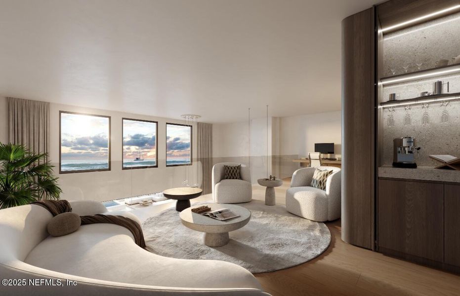 Furnished interior view inside a new home in , Palm Coast (Image 7).