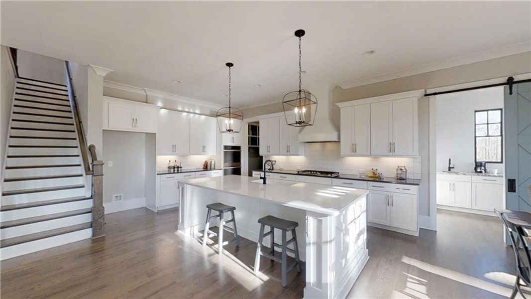 Furnished interior view inside a new home in , Marietta (Image 9).