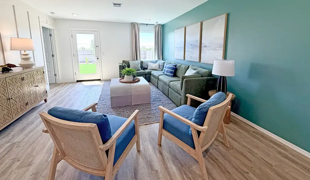 Furnished interior view inside a new home in Sorrel Ridge Estates, Tucson (Image 17).