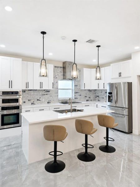 Furnished interior view inside a new home in , West Palm Beach (Image 4).