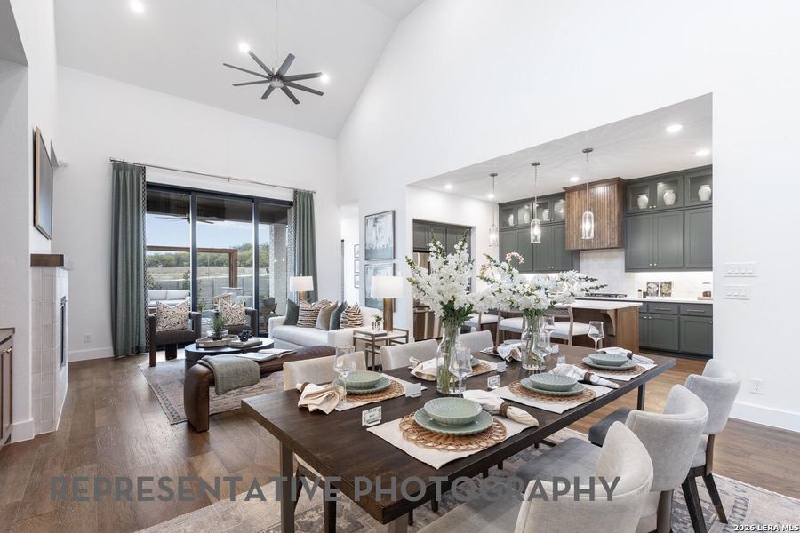 Furnished interior view inside a new home in The Ranches at Creekside, Boerne (Image 29). Furnished interior view inside a new home in The Ranches at Creekside, Boerne (Image 29).